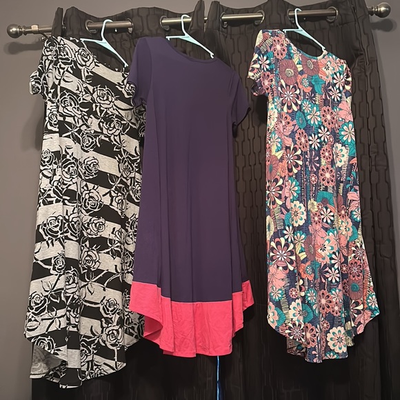 Lularoe Carly Dress XS bundle - Picture 2 of 8